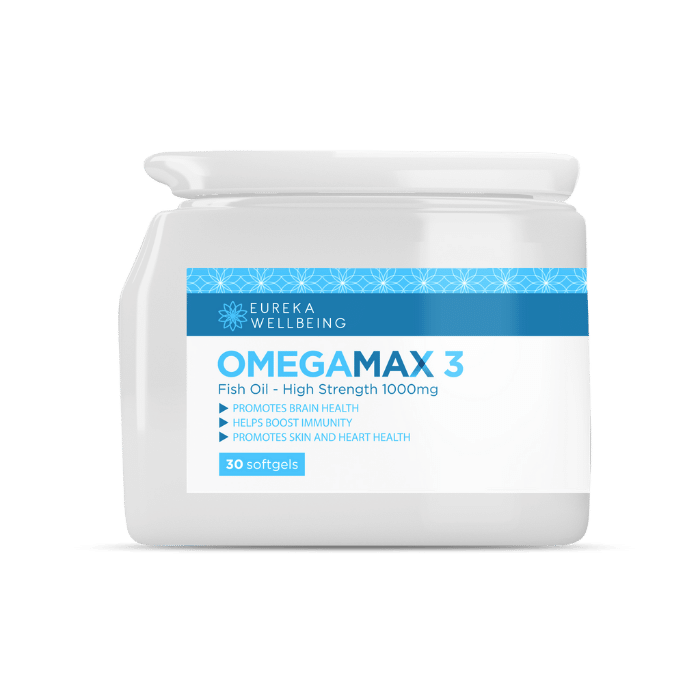 OmegaMax Hi-Strength Fish oil 1000mg