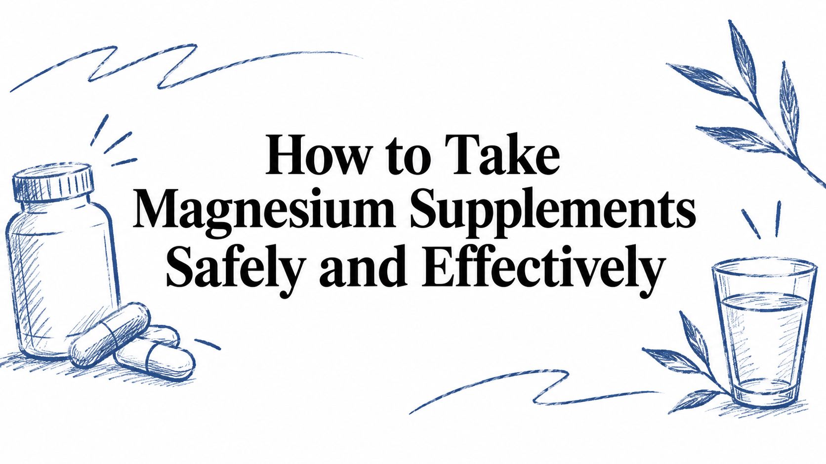 How to Take Magnesium Supplements Safely and Effectively