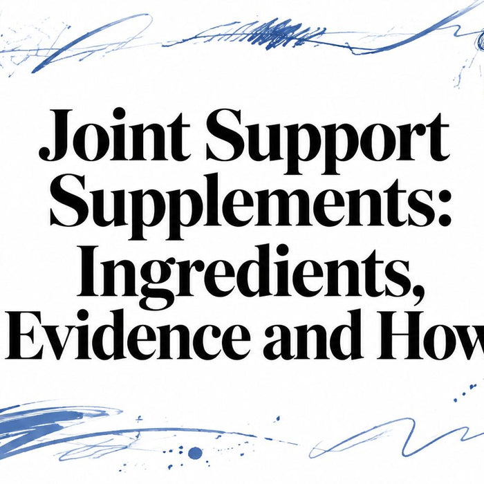 Joint Support Supplements: Ingredients, Evidence and How