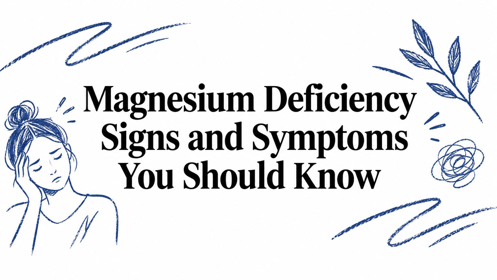 Magnesium Deficiency Signs and Symptoms You Should Know