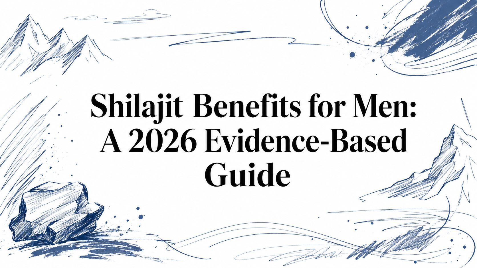 Shilajit Benefits for Men: A 2026 Evidence-Based Guide