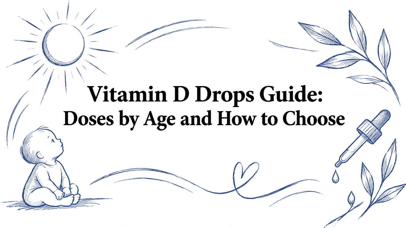 Vitamin D Drops Guide: Doses by Age and How to Choose