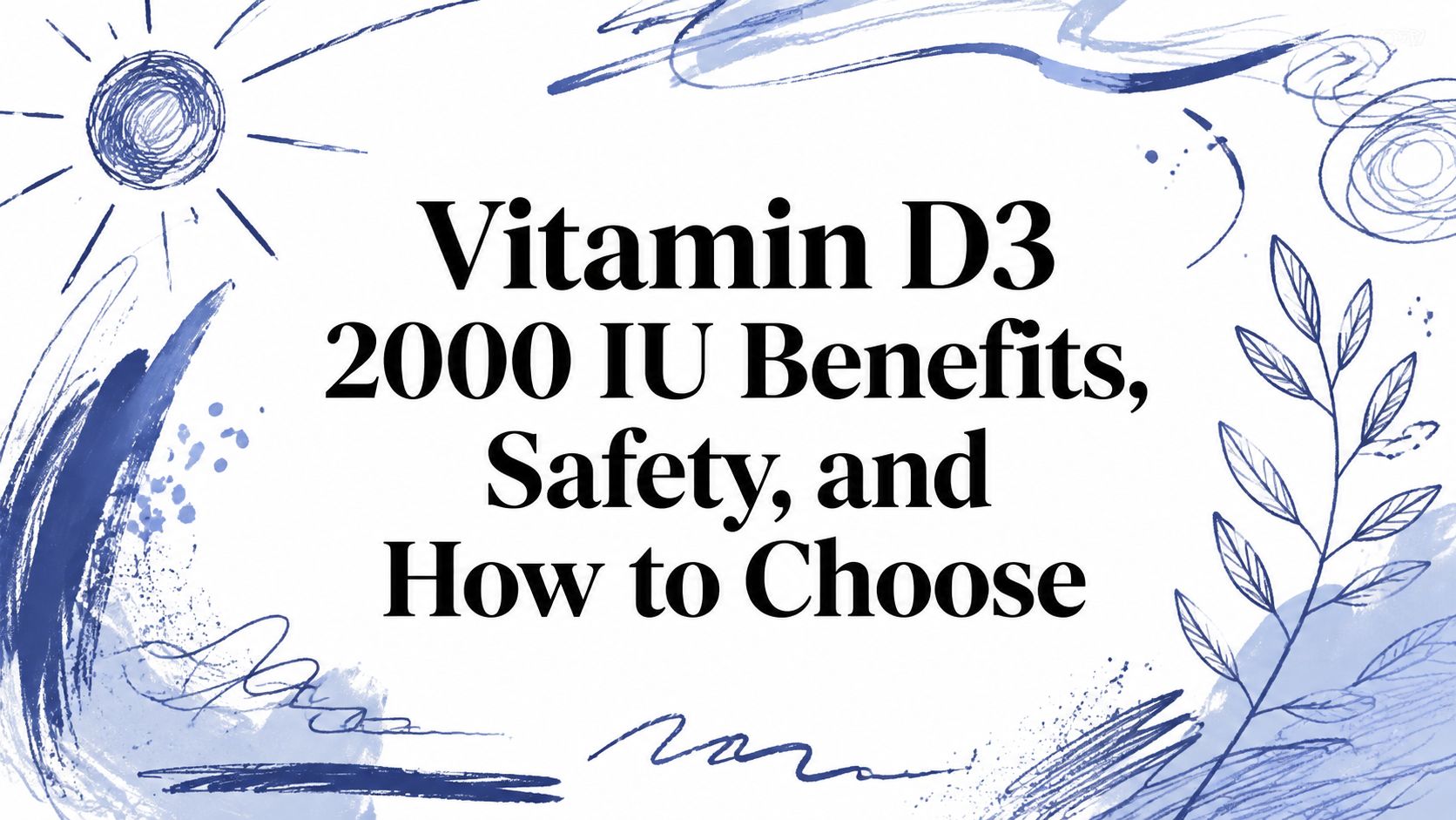 Vitamin D3 2000 IU Benefits, Safety, and How to Choose