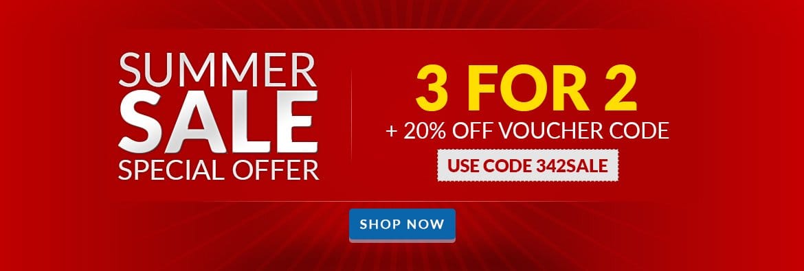 3 For 2 Summer Sale