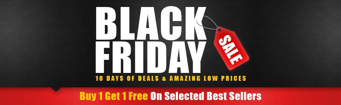 Black Friday Event - Buy 1 Get 1 Free