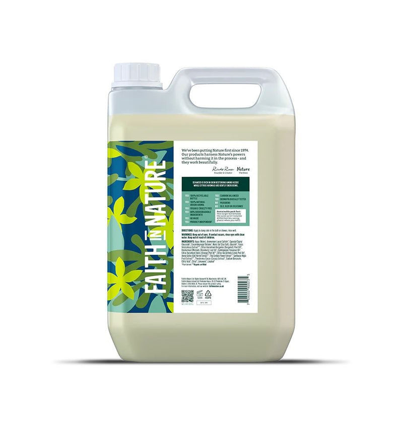 Faith in Nature Seaweed & Citrus Body Wash - 5L