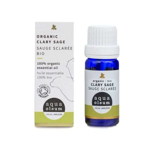 Aqua Oleum Organic Clary Sage Essential Oil - 10ml