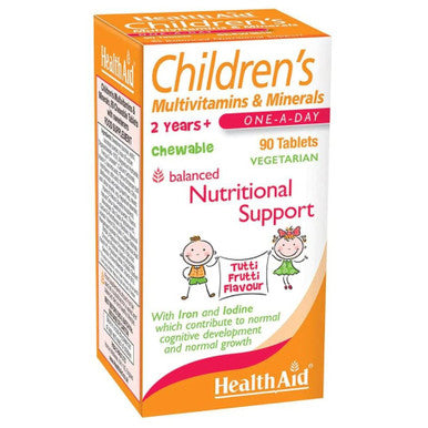 HealthAid Kids MultiVitamin + Minerals Chewable - 90 Tablets