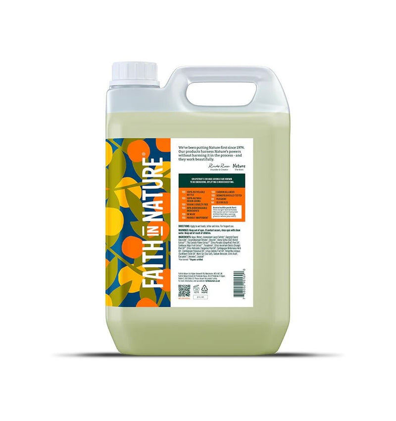 Faith in Nature Grapefruit & Orange Hand Wash - 5L