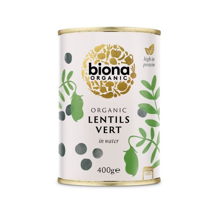 Biona Lentils Vert - 400g