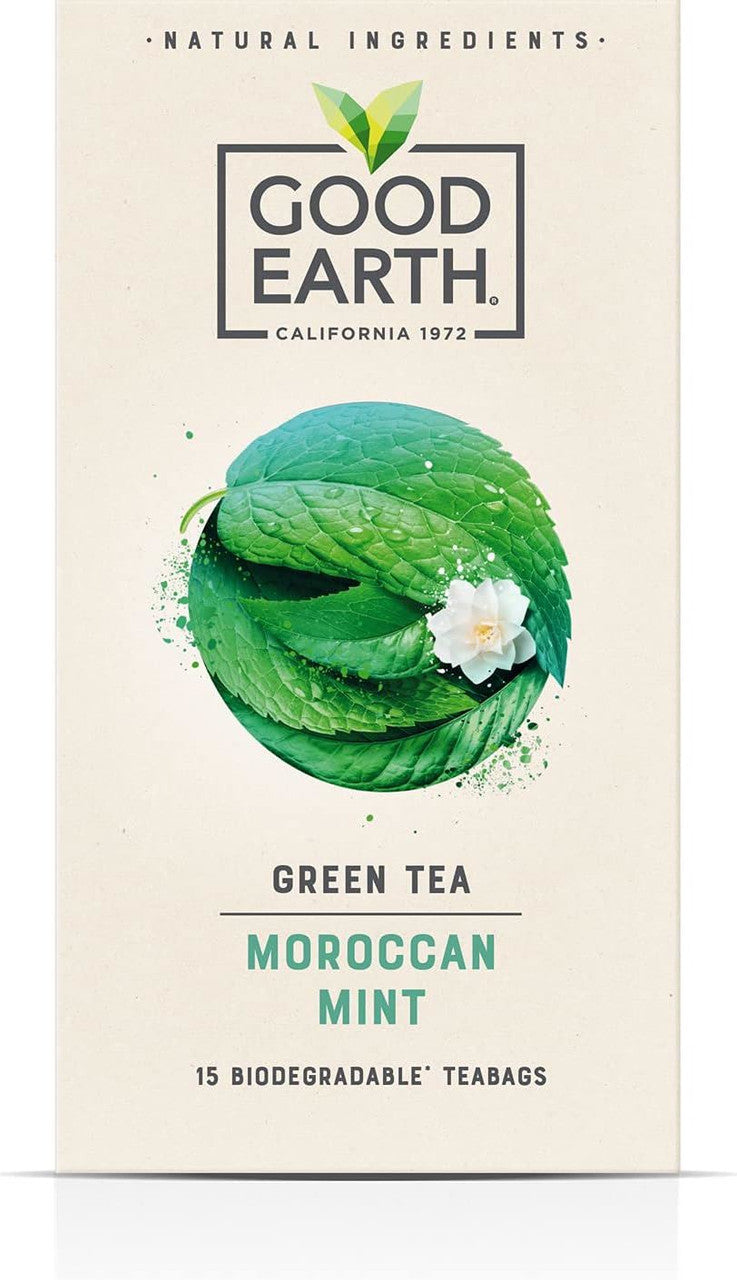 Good Earth Moroccan Mint Green Tea - 15 Teabags