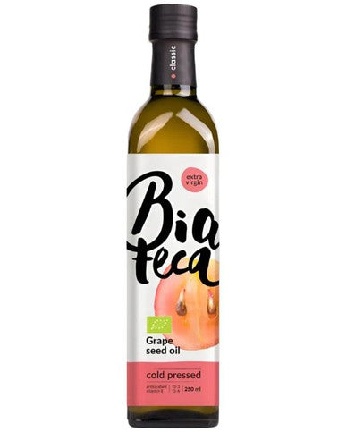 Biateca Organic Cold-Pressed Grape Seed Oil - 250ml