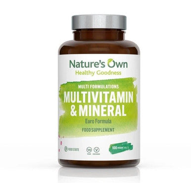 Natures Own Multivitamin & Minerals 100 Tablets