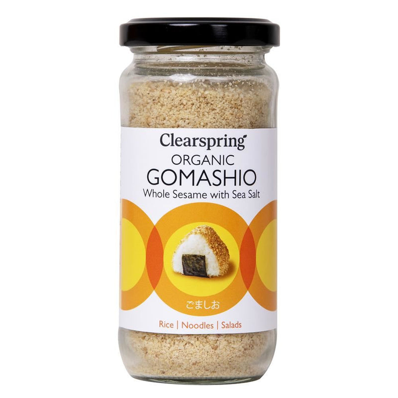 Clearspring Organic Gomashio Whole Sesame with Sea Salt - 100g