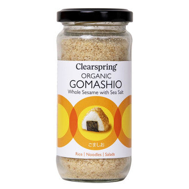 Clearspring Organic Gomashio Whole Sesame with Sea Salt - 100g
