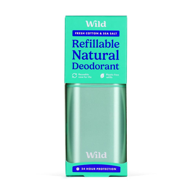 Wild Aqua Case and Fresh Cotton & Sea Salt Deo - 40g
