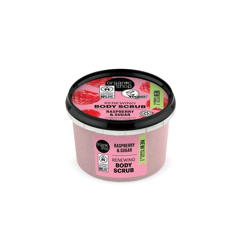 Organic Shop Raspberry & Sugar Renewing Body Scrub - 250ml