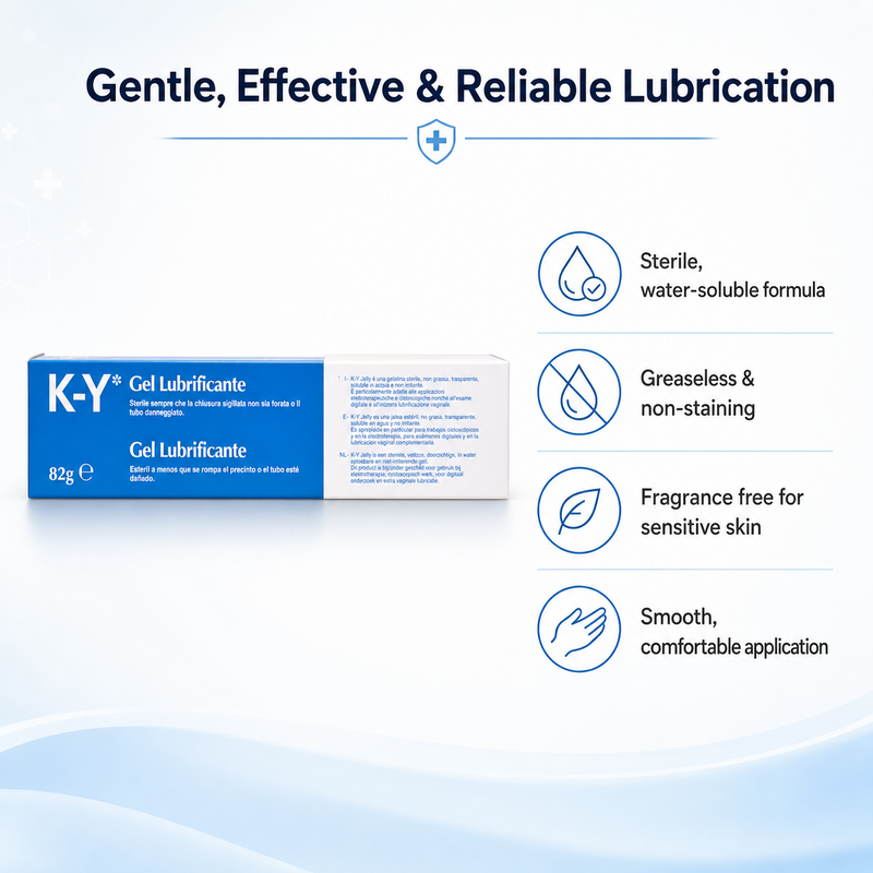 K-Y Jelly Personal Lubricant - 82g (Pack of 6)