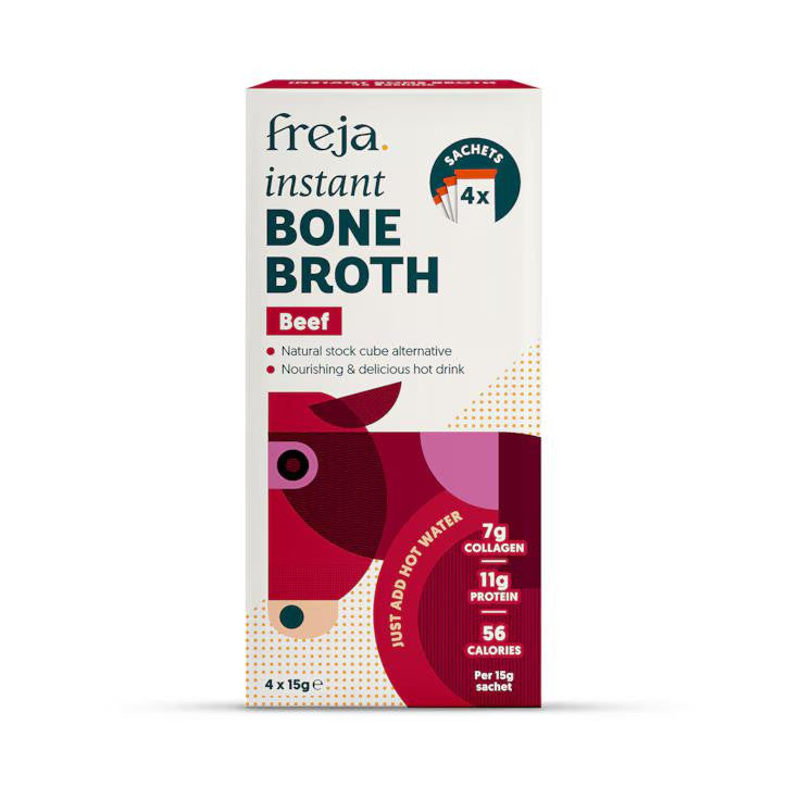 Freja Instant Beef Bone Broth - 4x15g