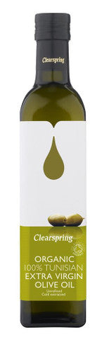 Clearspring Organic Tunisian Extra Virgin Olive Oil - 500ml