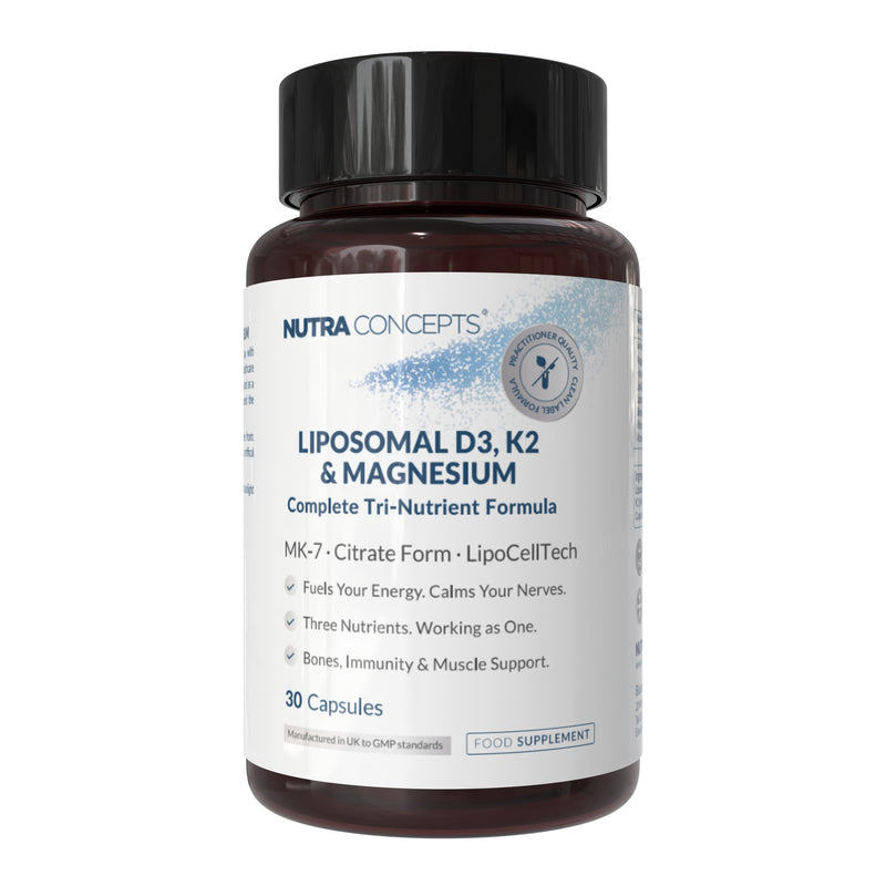 Nutraconcepts Liposomal Vitamin D3 K2 Magnesium - 30 Capsules
