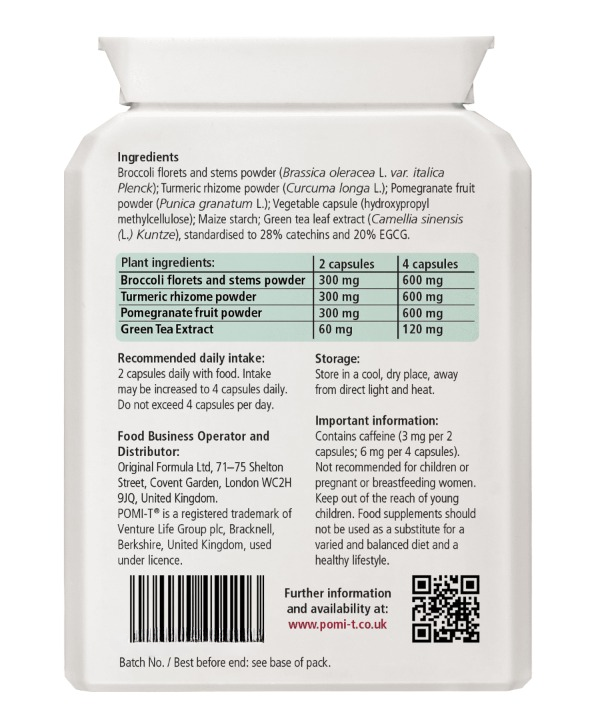 Pomi-T Polyphenol Food Supplement - 60 Capsules