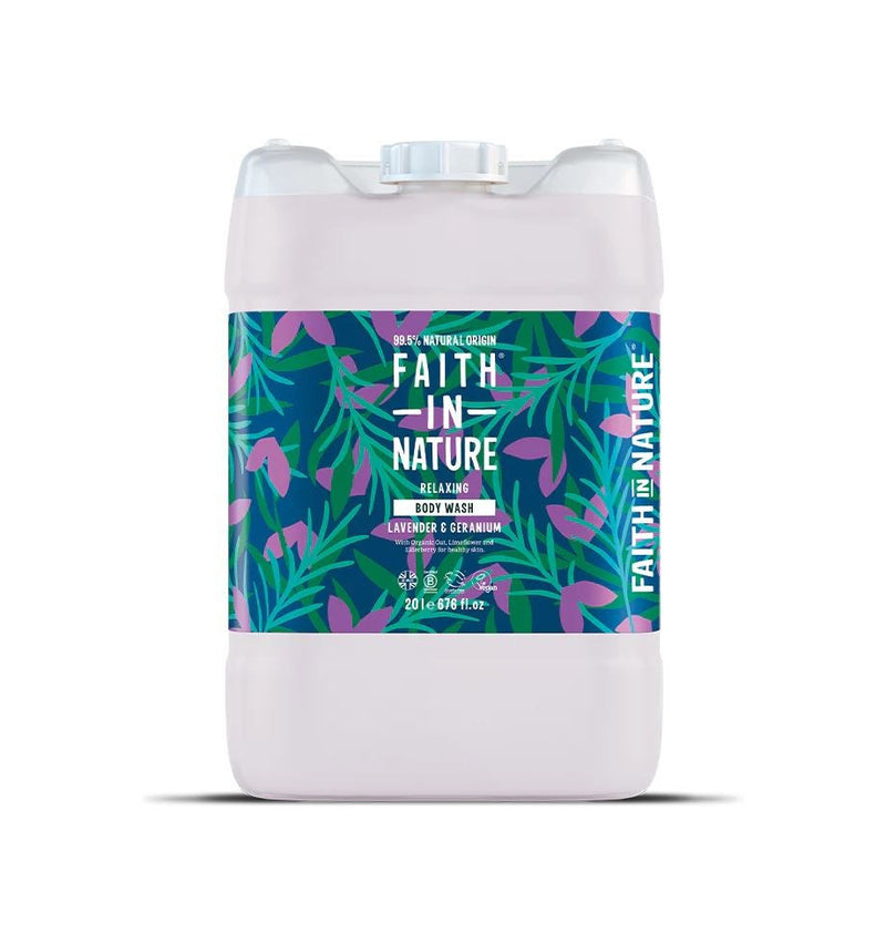 Faith in Nature Lavender & Geranium Body Wash - 20L