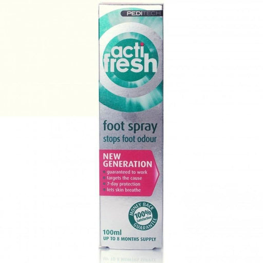 PediTech Acti Fresh Foot Odour Spray - 100ml