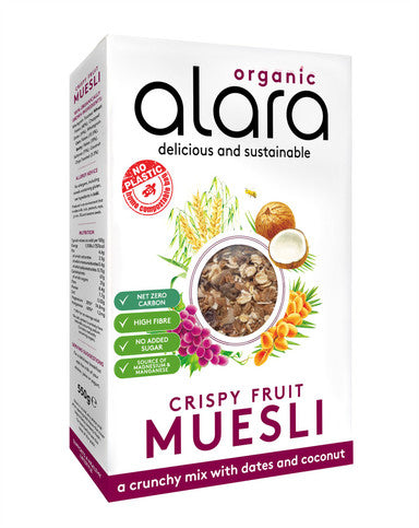 Alara Crispy Fruit Muesli Organic - 550g