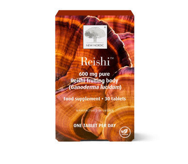 New Nordic 600mg Pure Reishi - 30 Tablets