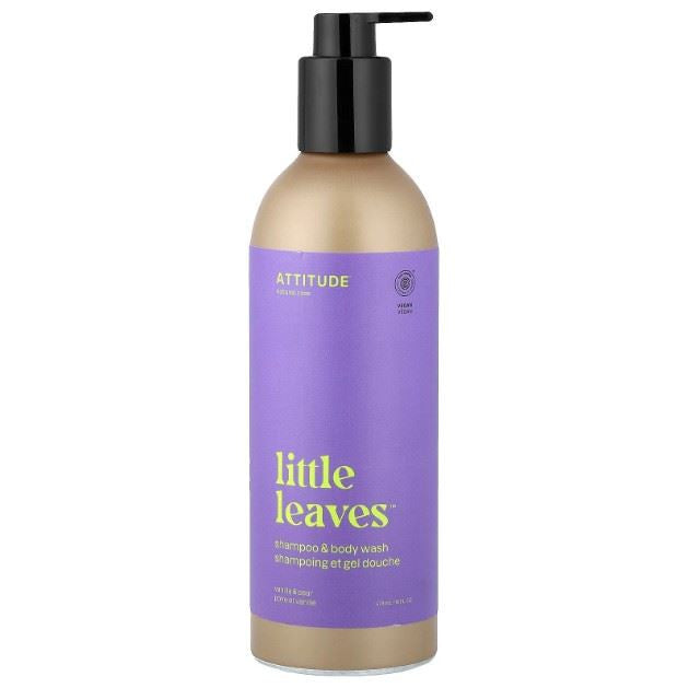 Attitude Little Leaves Essential 2in1 Shampoo Body Wash Vanilla Pear - 473ml