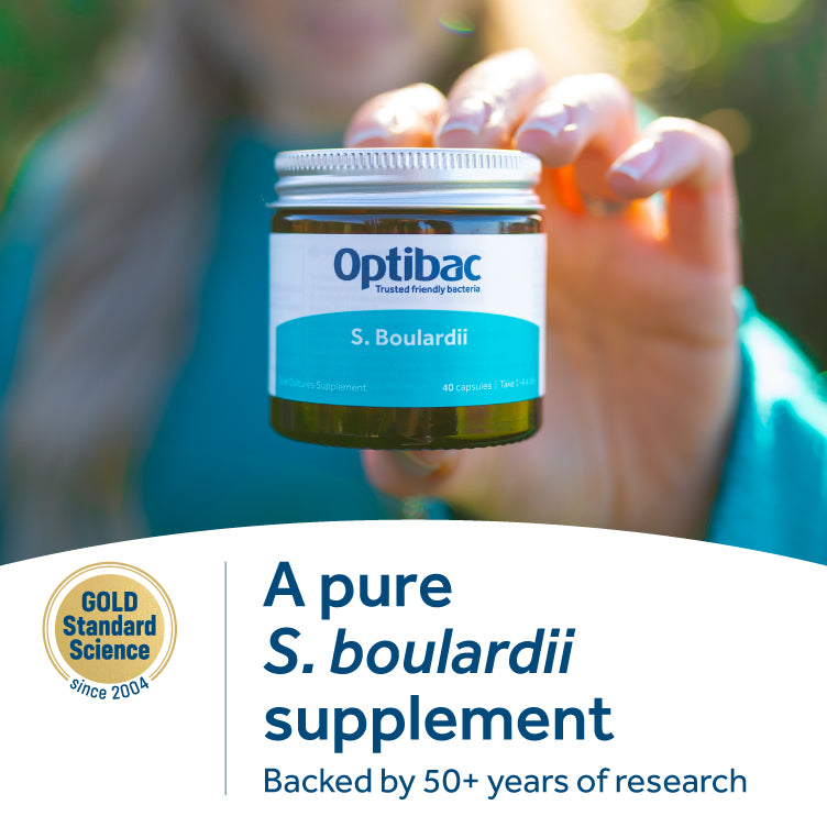 Optibac Probiotics Saccharomyces boulardii - 40 Capsules