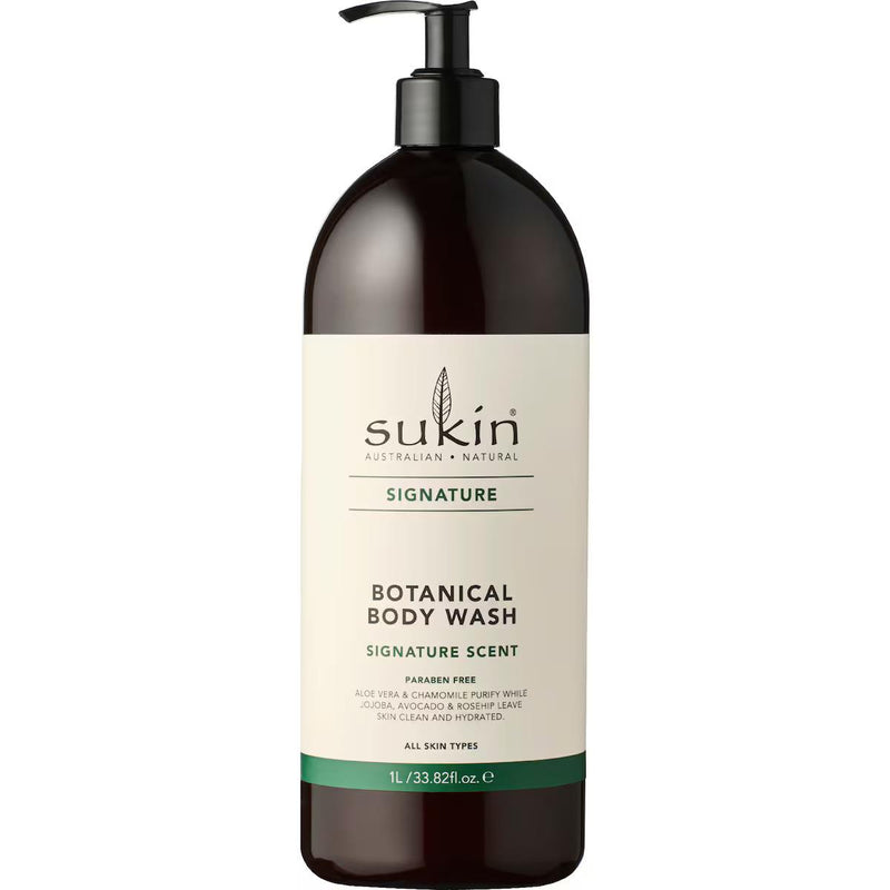 Sukin Botanical Body Wash (Pump) - 1 Litre