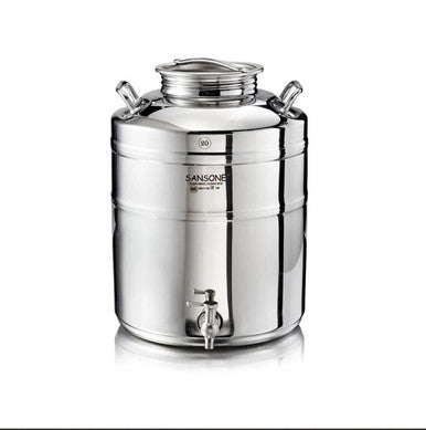 Aethalis Sansone Fusti for Storing and Dispensing Olive Oil - 20L