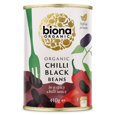 Biona Organic Chilli Black Beans - 400g