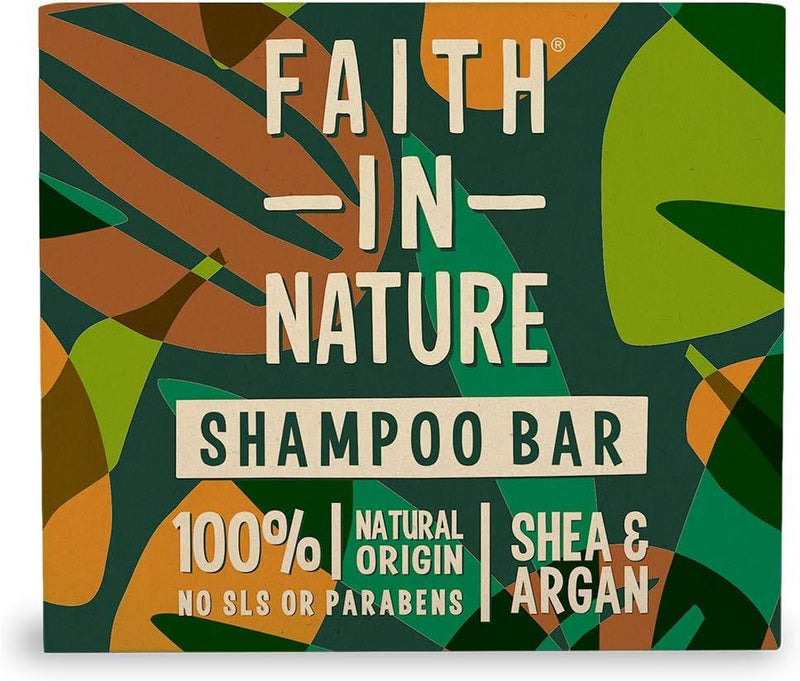 Faith in Nature Shea & Argan Shampoo Bar - 85g