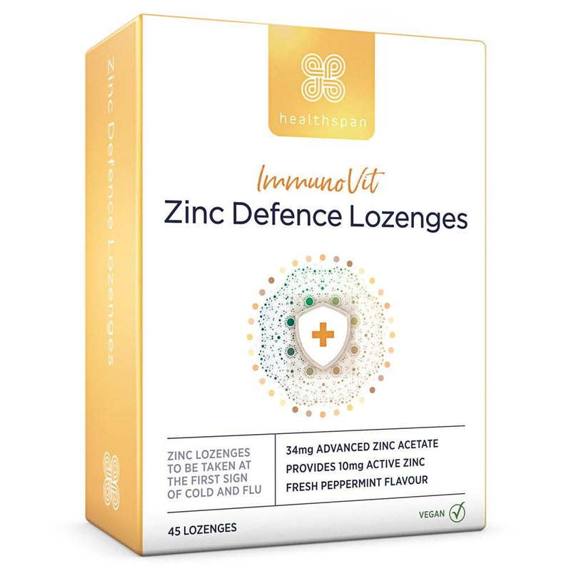 Healthspan ImmunoVit Zinc Defence Lozenges - 45 Lozenges