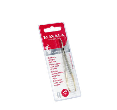 Mavala Gold Tip Straight Tweezers