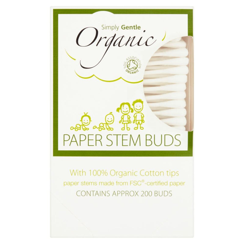 Simply Gentle Organic Cotton Buds - Pack of 200