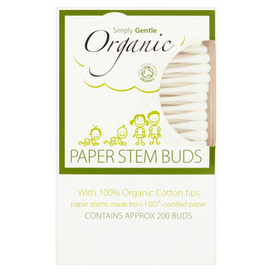 Simply Gentle Organic Cotton Buds - Pack of 200