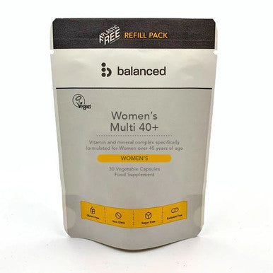Balanced Women's 40+ Multi Refill Pouch - 30 Veg Caps