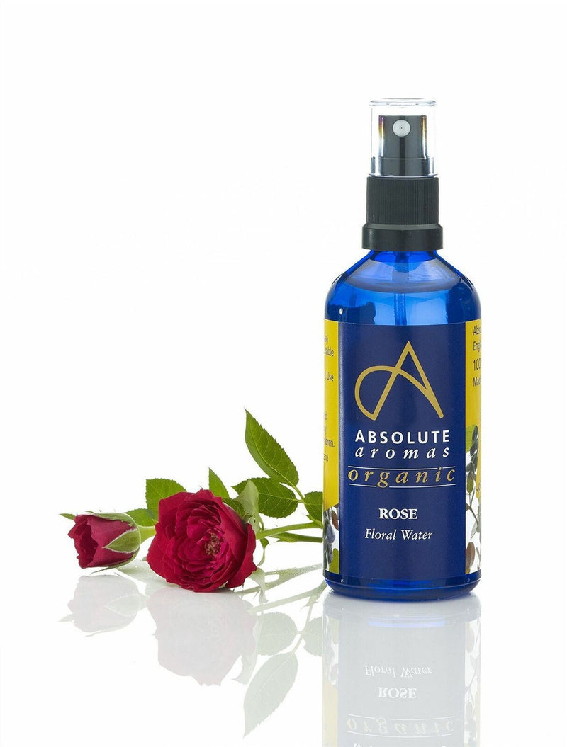Absolute Aromas Organic Rose Floral Water - 100ml