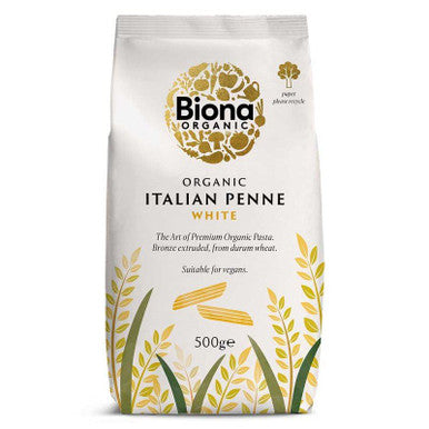 Biona Organic White Penne Pasta - 500g