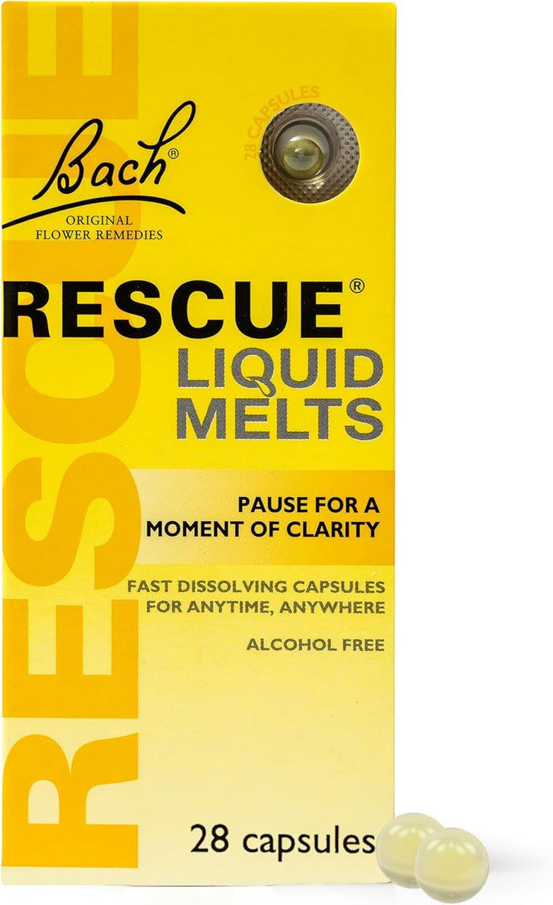 Bach Rescue Liquid Melts - 28 Capsules