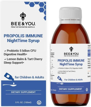 Bee and You Propolis Immune Night Time Syrup - 150ml