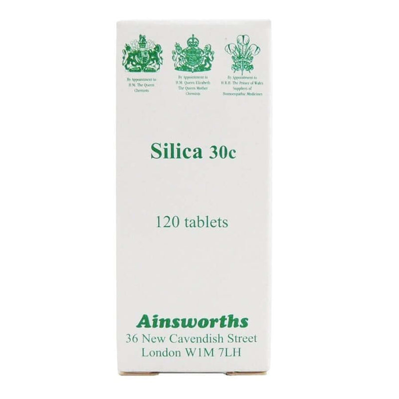 Ainsworths Silica 30C Single Counter Remedy - 120 Tablets