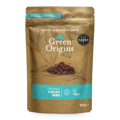 Green Origins Organic (Raw) Cacao Nibs - 90g