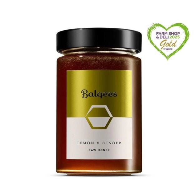 Balqees Raw Honey Lemon Zest & Ginger - 250g