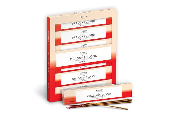 The Kalesi Collection Masala Incense Sticks Dragons Blood - Pack of 6
