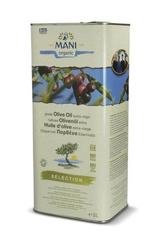 MANI Organic Extra Virgin Olive Oil - 5L